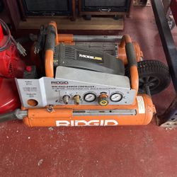 Ridgid Mini Wheelbarrow Air Compressor 