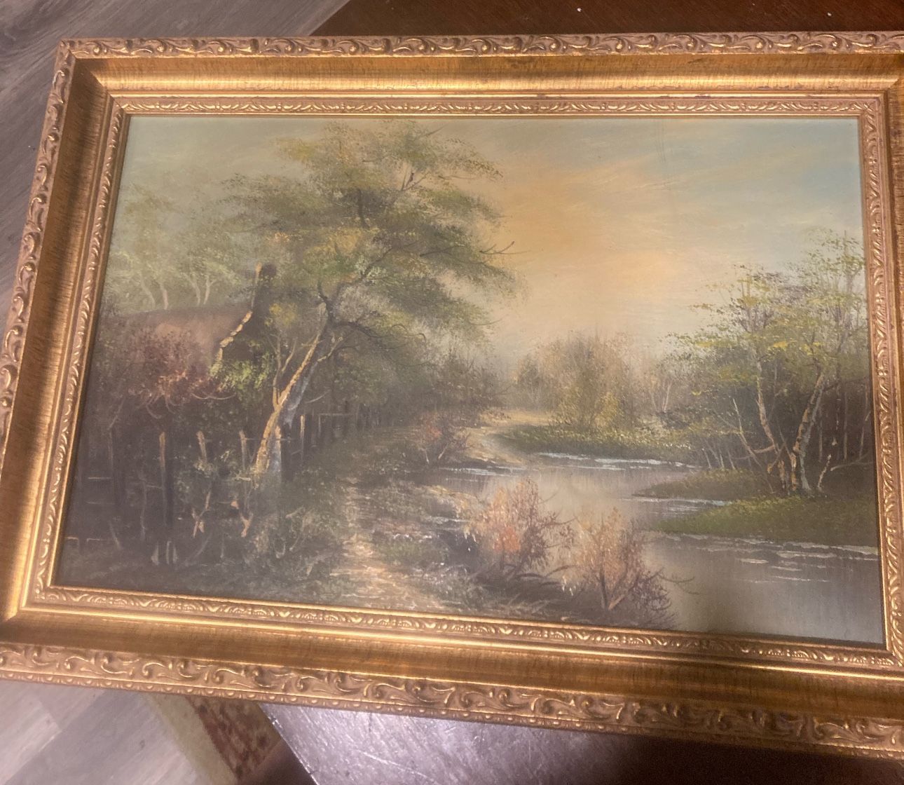 Vintage Oil Painting On Canvas