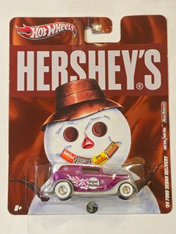 2011 HOT WHEELS PREMIUM . METAL/METAL REAL RIDERS . HERSHEY'S  GOOD & PLENTY .  1934 FORD SEDAN DELIVERY .