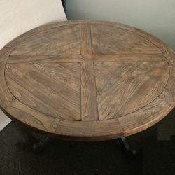 Solid Wood Round Table 280$