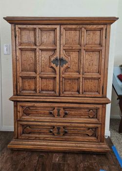 Armoire and nightstand/end table