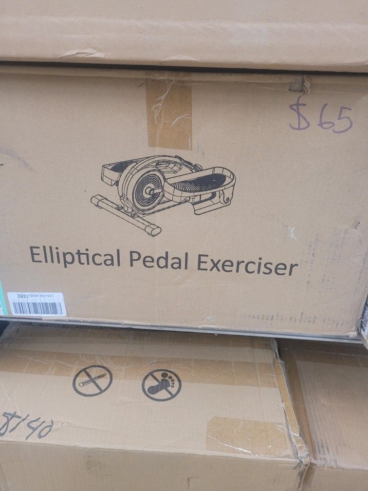 Electric Elliptical Trainer,Under Desk Elliptical Machine, Electric Ellipse Leg Exerciser with Remote Control