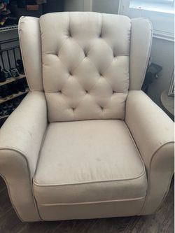 Beige Rocking Chair
