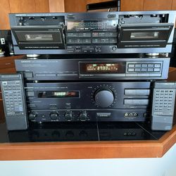 ONKYO VINTAGE STACK + REMOTES!