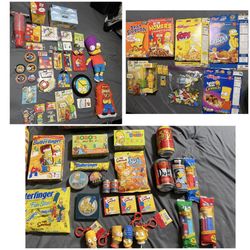 Large Lot Of The Simpsons Collectibles 