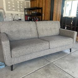 Grey Couch Free Delivery