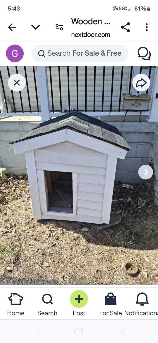 Extra large dog house