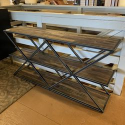 Mod Tiered Console Table