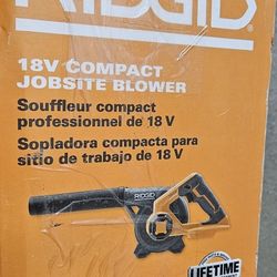 New RIDGID compact jobsite blower