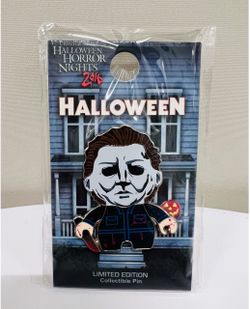 Halloween Horror Nights 2016 LE Michael Myers Pin NEW