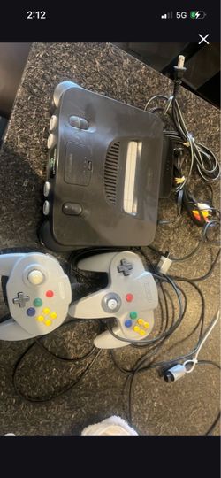 Nintendo 64 Console with Two Controllers