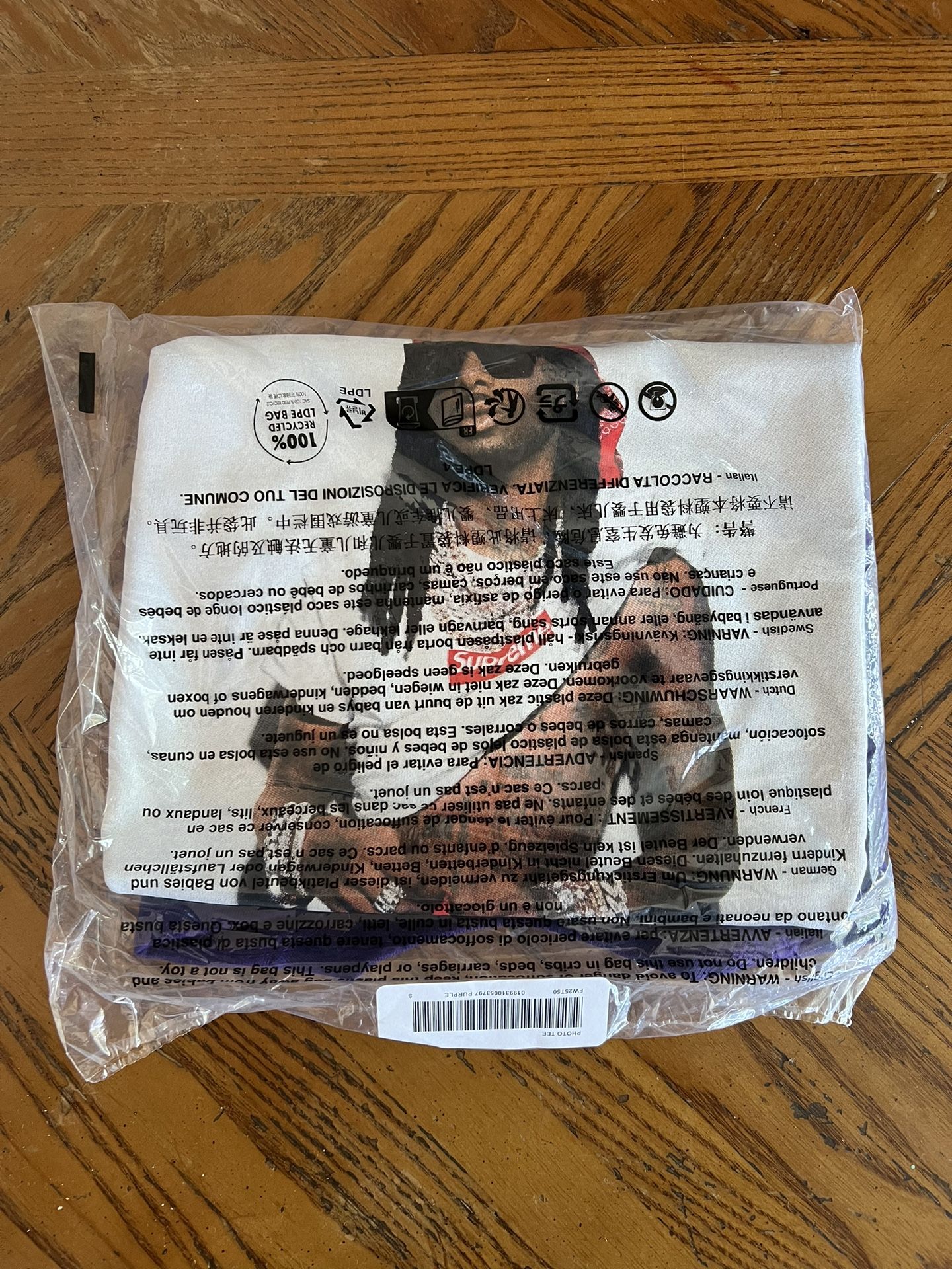 Supreme Playboi Carti Tee Purple Size Small
