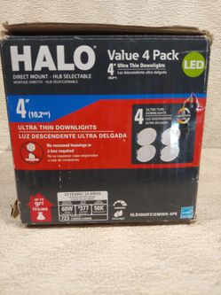 Halo 4 " Ultra Thin LED Down Lights (4 PACK)
