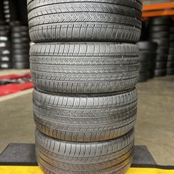 4 Used Tires Michelin Pilot Spot all Season 4 Staggered (295/35/21)and (265/40/21)llantas Usadas 
