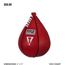 Title Leather Speed Bag