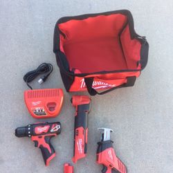 Milwaukee M12 Tool Set 