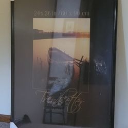 NEW - 24X36 Glass Poster Frame  - Holmdel NJ 