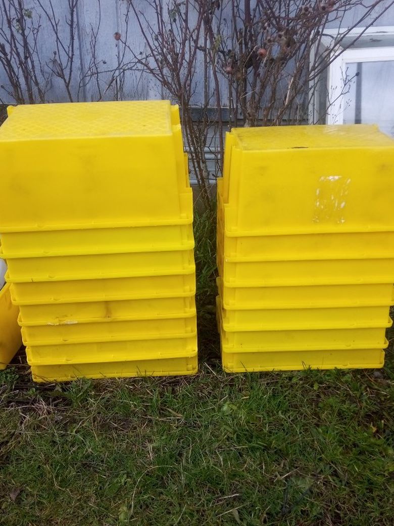 Heavy Duty Totes No Lids 4for10 One Free When U Buy 8 Or More for Sale