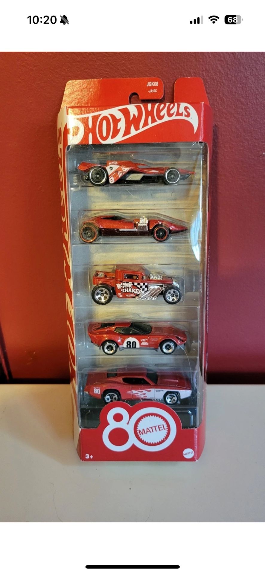 Hot wheels 80th anniversary 5 pack collection