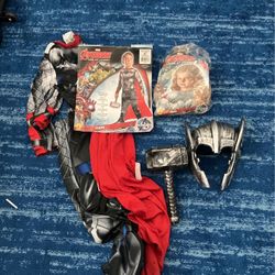 Thor Costume Avengers 5-7 years old incl Wig