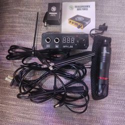 Tattoo Machine W/ Stencil Machine And Supplies