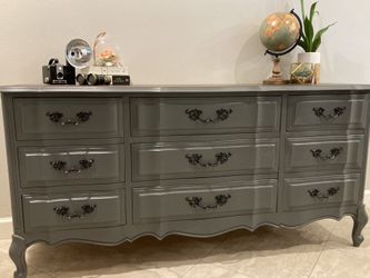 grey french provincial dresser AVAILABLE: Joerns Brothers French Provincial Dresser