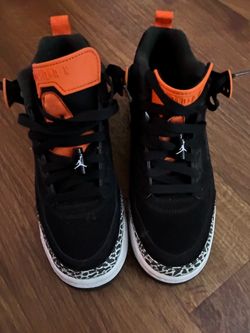 Jordan Spizike Black Orange Sneakers