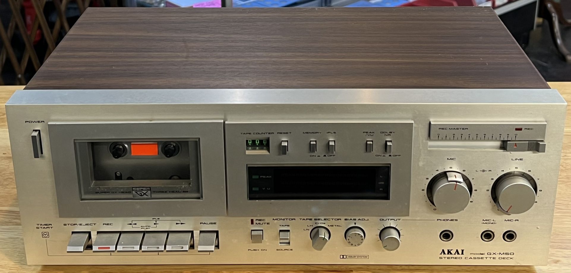 Vintage Akai GX-M50 Stereo Cassette Deck