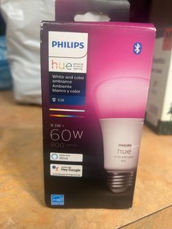 Philips Hue White and Color Ambiance Smart Bulb