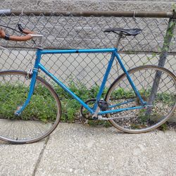 Lightweight Puch Import Single Speed Road Bike W Bullhorn And Freewheel 