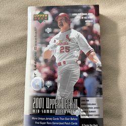2001 Upper Deck II Mid-Summer Classic Baseball Hobby Box – Factory Sealed 