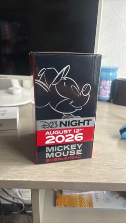 Gold Mickey Mouse Bobble Head