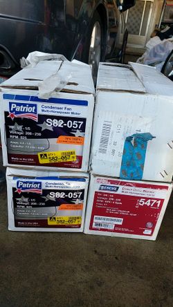 Condensing fan motors( different specs)