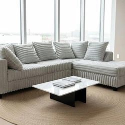 New In Box  Grey Sectional 