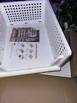 Stackable Organizers Set Of 4 Large Kitchen Bath 