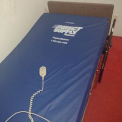 Twin Bed Electric Remote New Mattress