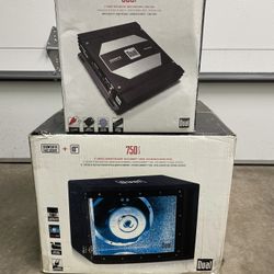 Car Sub Woofer Enclosesure With Power Amplifier