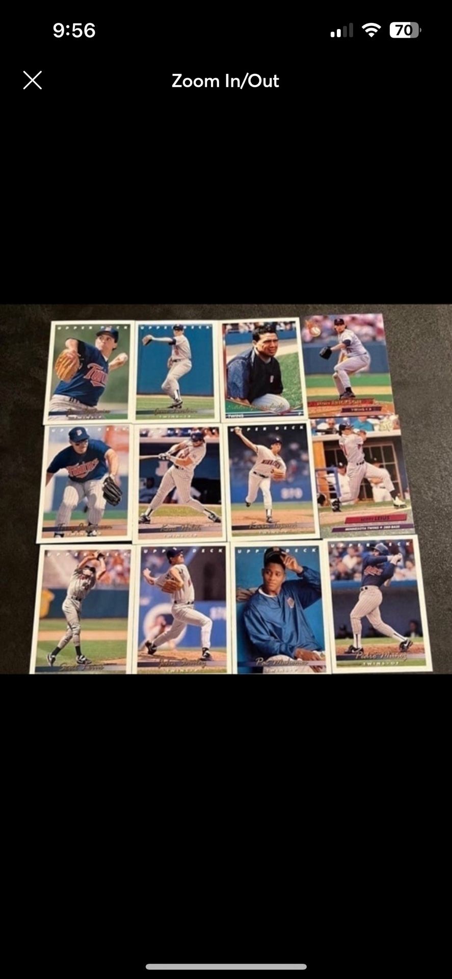 Lot of 12 Minnesota Twins MLB Baseball Cards