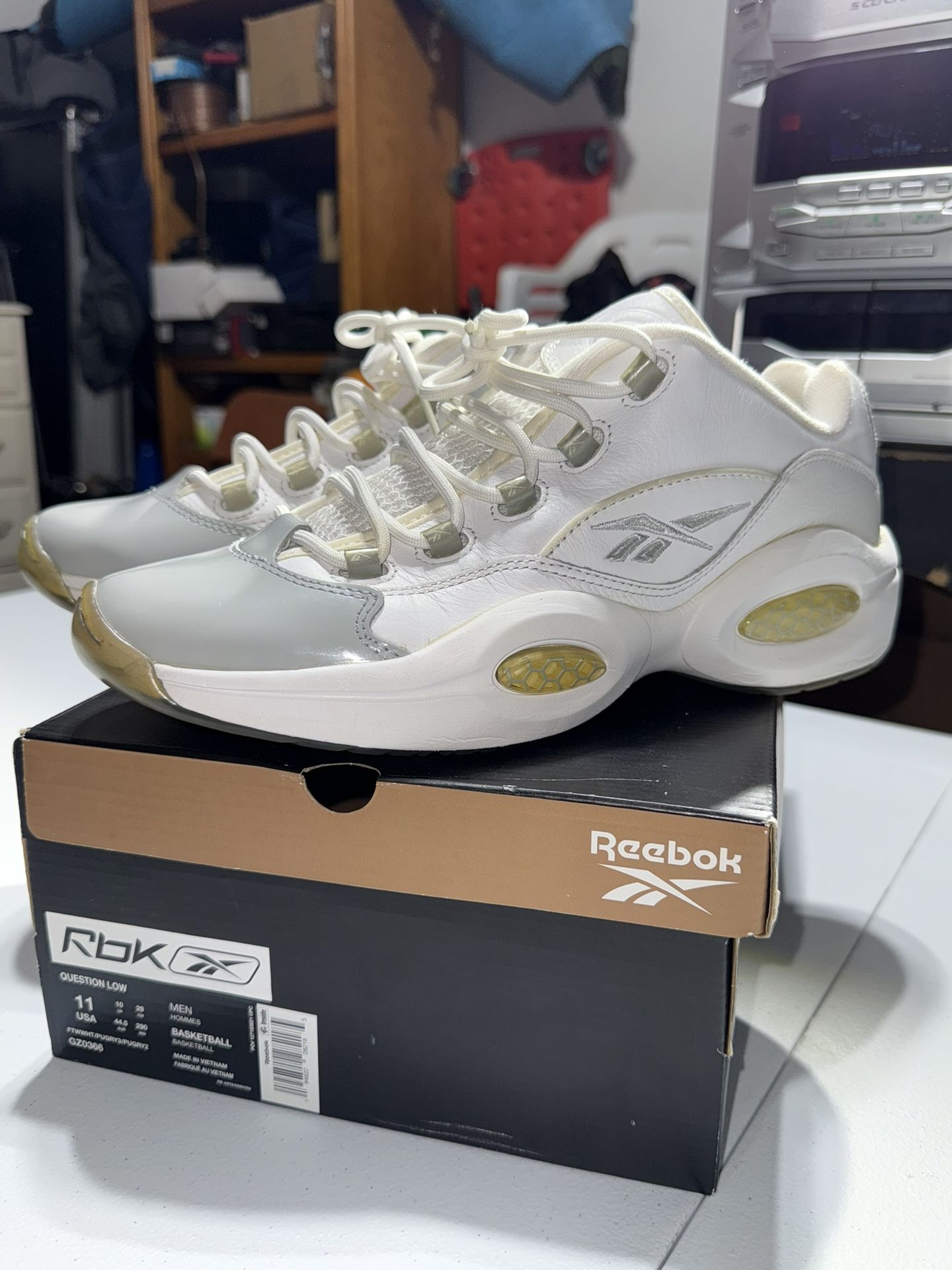 Reebok Question Grey Toe