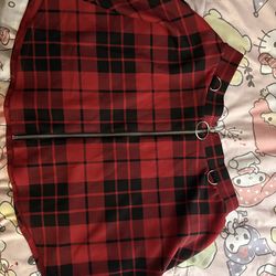 Hot topic plaid skirt