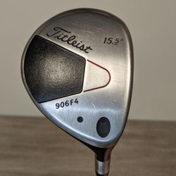 Titleist 906F4 Fairway 3 Wood 15.5° Right Handed 80-S Graphite Golf Club Aldila