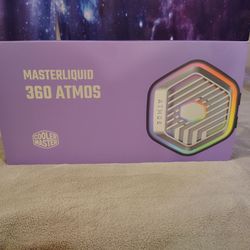 Cooler Master Master liquid 360 Atmos New with plastic wrap!
