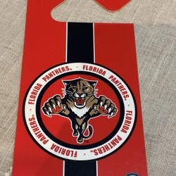 Vintage 1993 Florida Panthers NHL Hockey Door Knob Hanger Don’t Bother 
