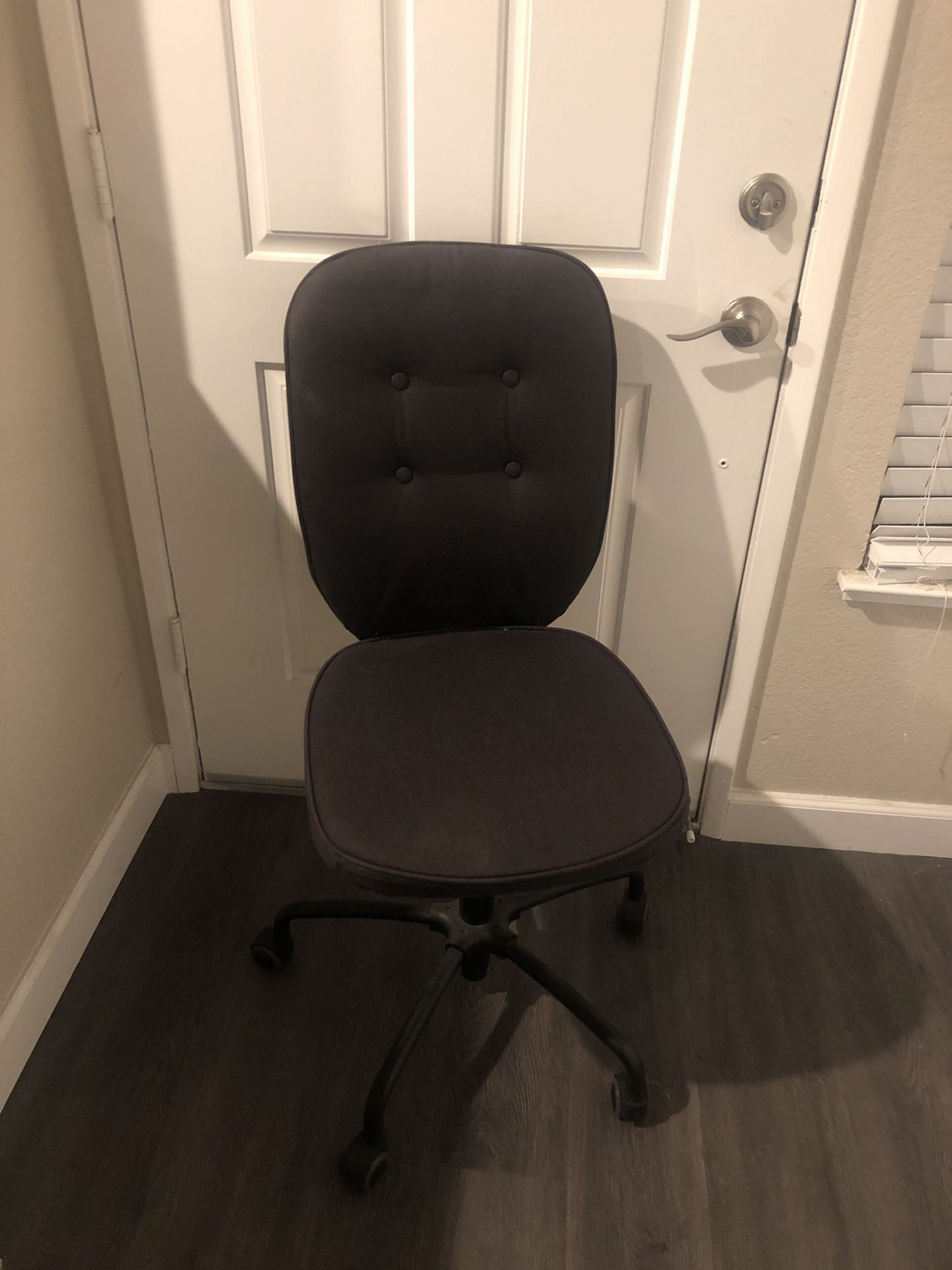 Grey IKEA desk chair