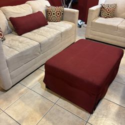 Sofa / Couch Loveseat Ottoman House Sold Must Go 