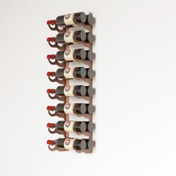 Di Prima 16 bottle metal wine rack