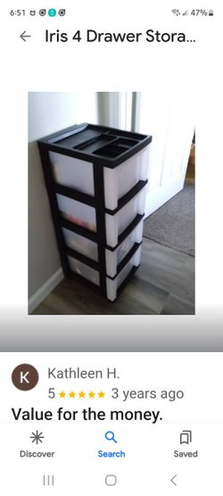 Plastic Storage Drawers