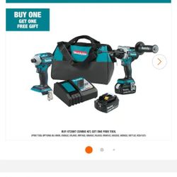 Mikita 18V LXT BRUSHLESS 2-PC Combo Kit (Hammer Driver-drill/ Impact Driver)