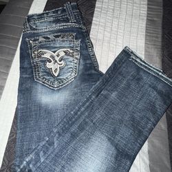 Men Rock Revival Pants 