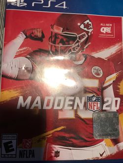 Madden 20 PS4//// $15